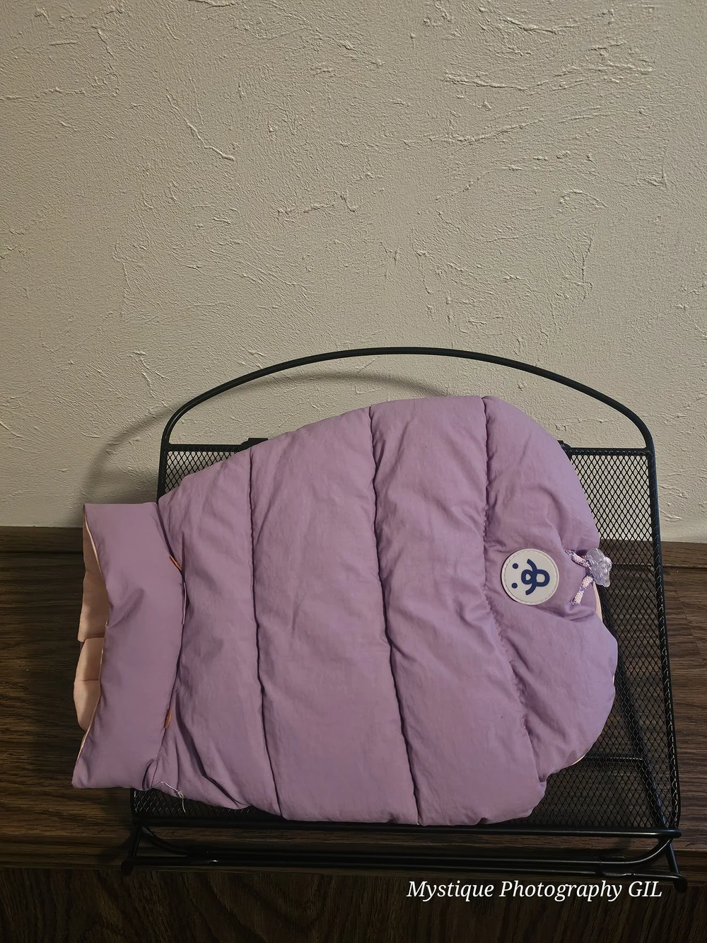 Dog Purple and Peach Quilted Pet Jacket